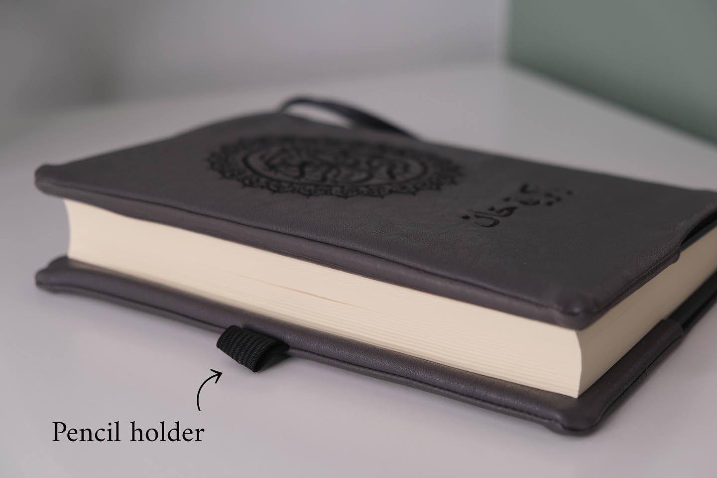 Dark Grey Leather Cover